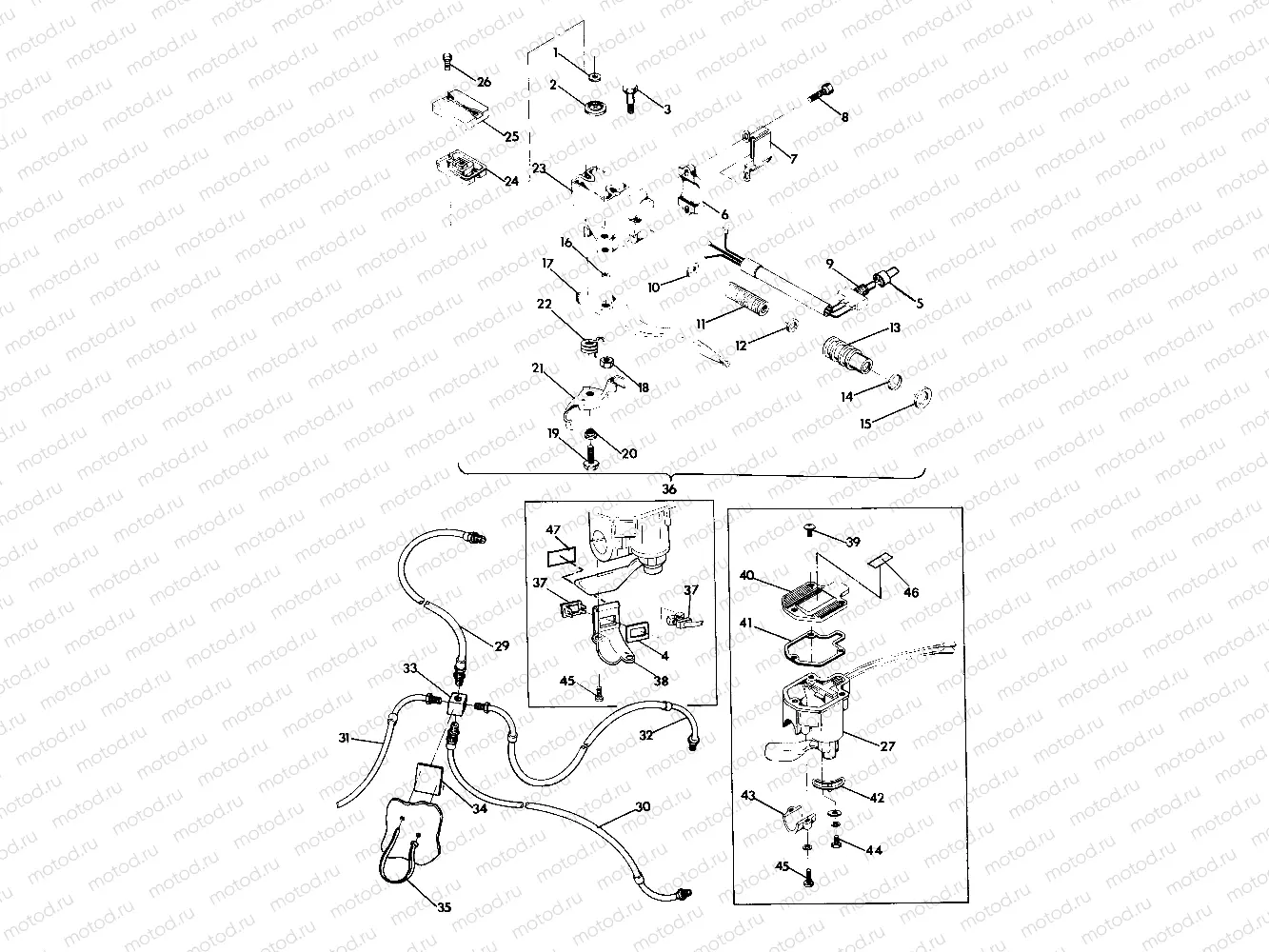 CONTROL ASSEMBLY 250 4X4 - Update (4919791979017A) | CONTROL ASSEMBLY 250 4X4 - Update (4919791979017A)
