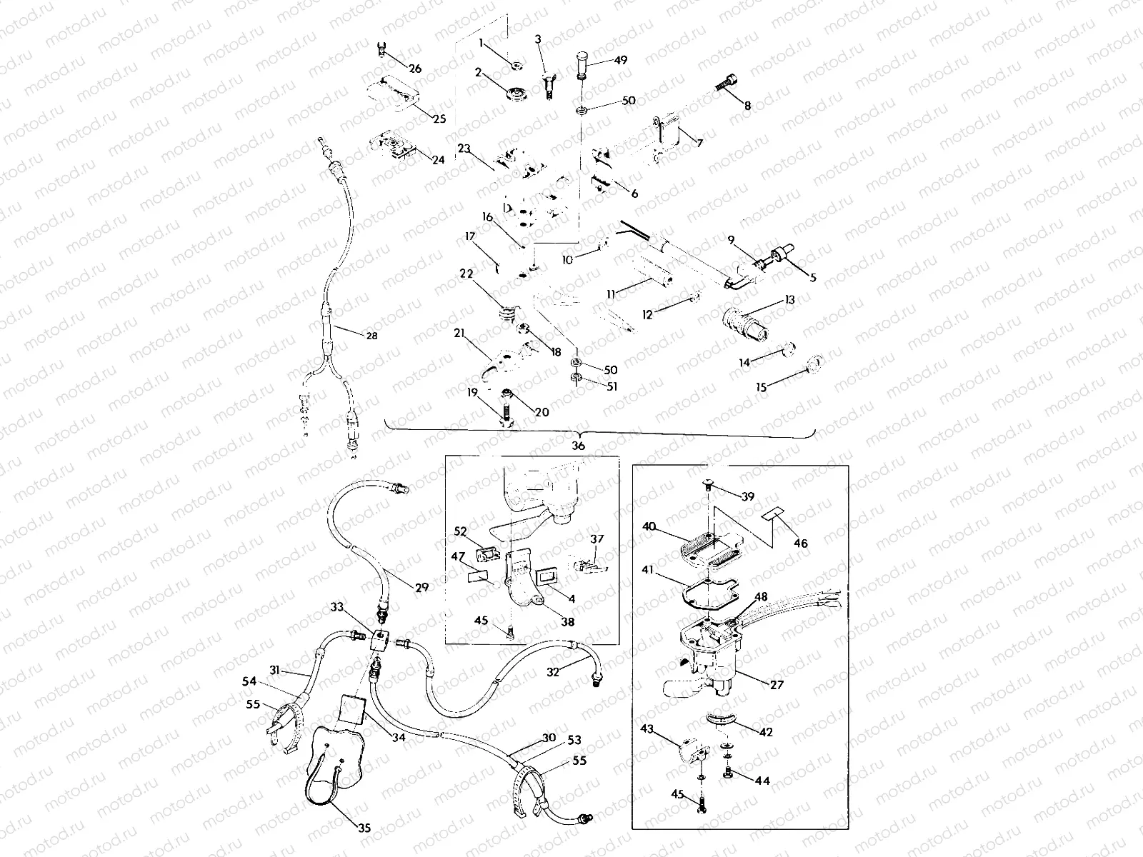CONTROL ASSEMBLY 250 4x4 / W928127 (4922872287B007) | CONTROL ASSEMBLY 250 4x4 / W928127 (4922872287B007)
