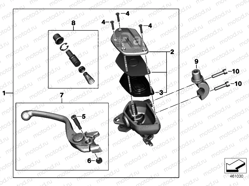 Control assembly fitting