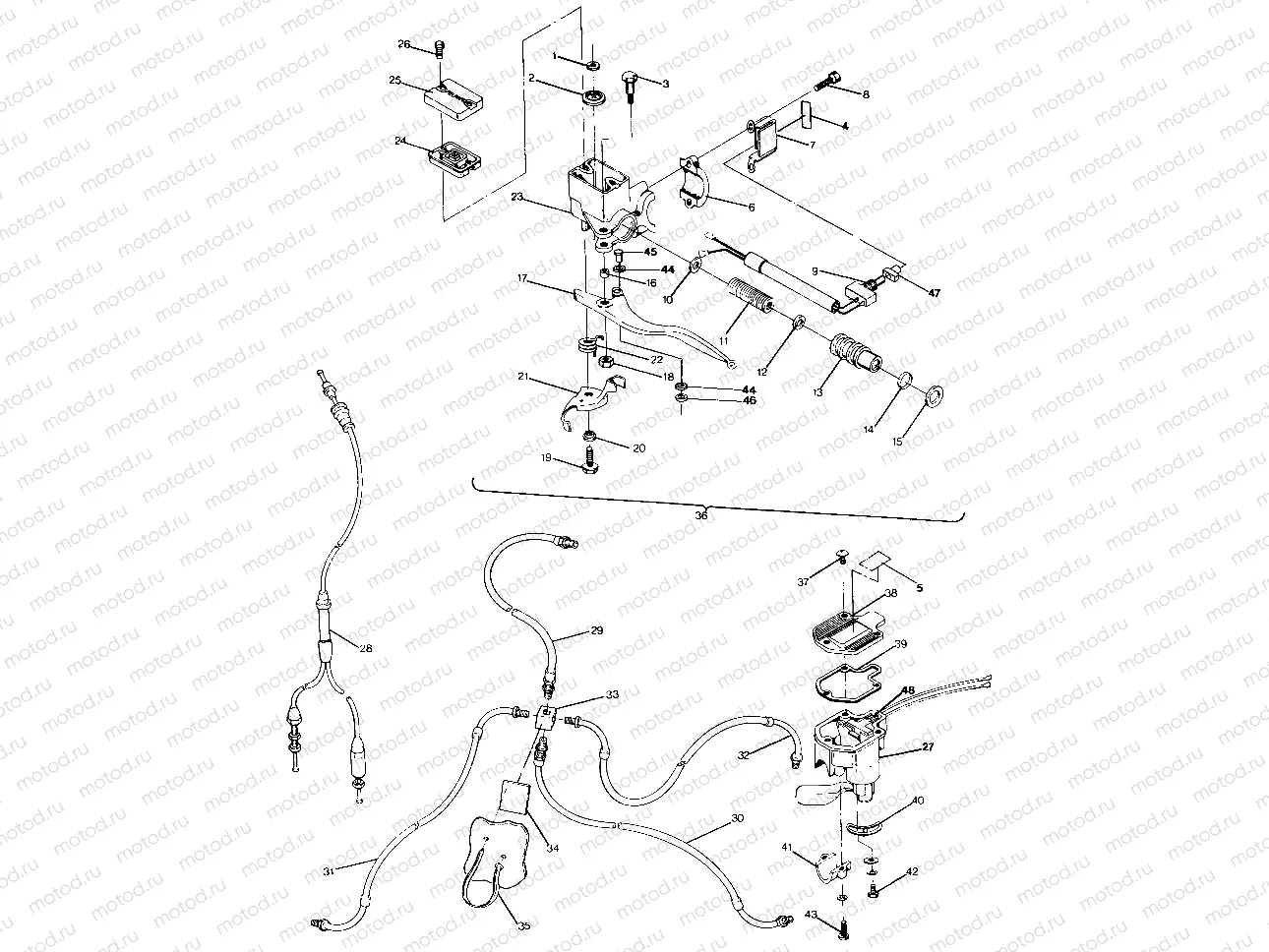 CONTROL ASSEMBLY Trail Boss / W928527 (4922892289013A) | CONTROL ASSEMBLY Trail Boss / W928527 (4922892289013A)