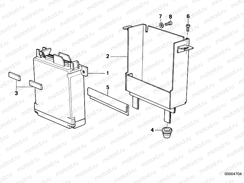 Control module for ABS I