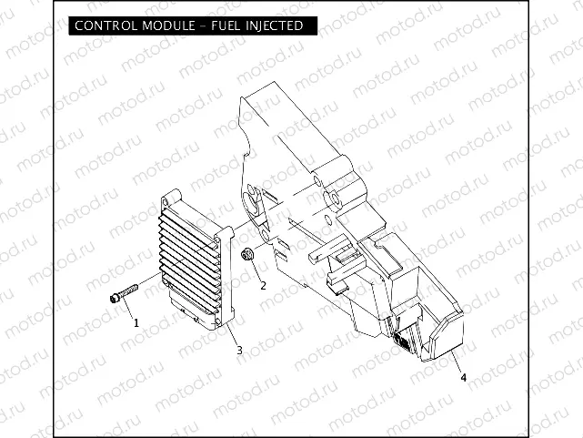 CONTROL MODULE - FUEL INJECTED