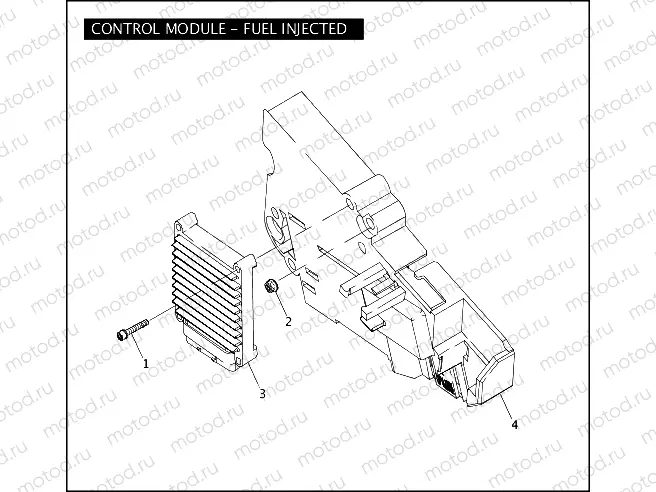 CONTROL MODULE - FUEL INJECTED