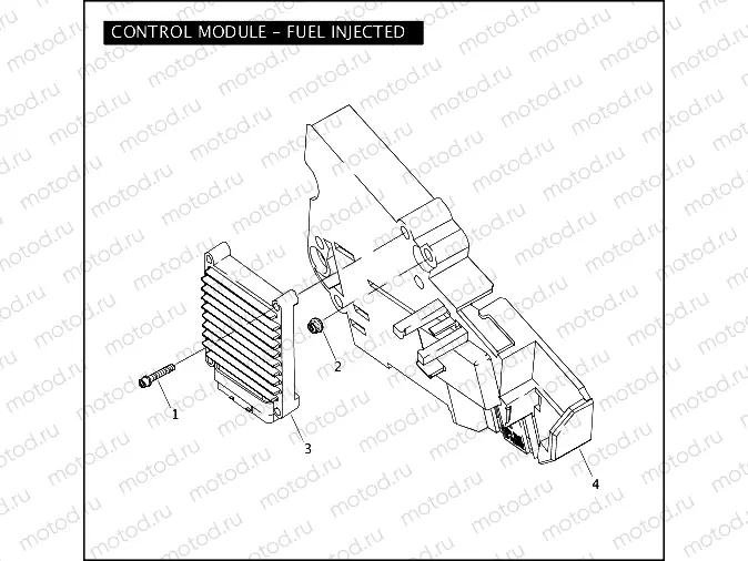 CONTROL MODULE - FUEL INJECTED