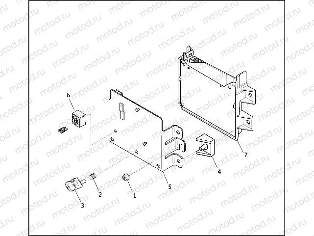 CONTROL MODULE - FUEL INJECTED MODELS