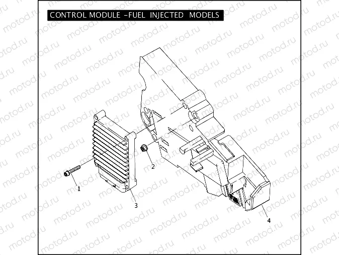 CONTROL MODULE - FUEL INJECTED MODELS