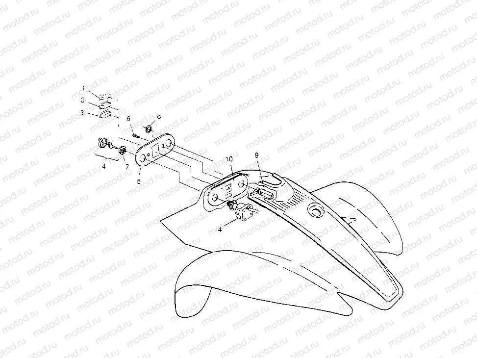 CONTROL PANEL ASSEMBLY Scrambler W957840 (4927252725A014) | CONTROL PANEL ASSEMBLY Scrambler W957840 (4927252725A014)