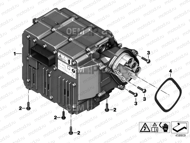 Control unit for electric vehicle