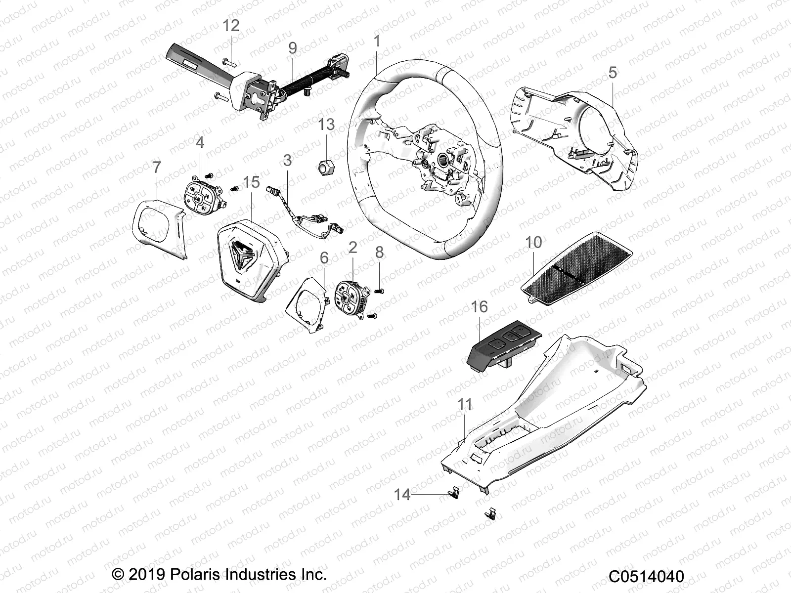 CONTROLS | CONTROLS, HAND CONTROLS - T20AAGHD (C0514040)