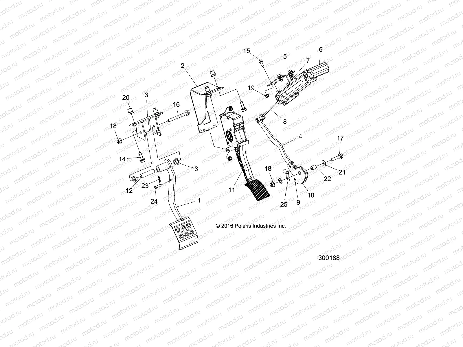 CONTROLS | CONTROLS, PEDALS and PARK BRAKE - L22G2AEALA/DEALA/4AEALA/6AEALA (300188)