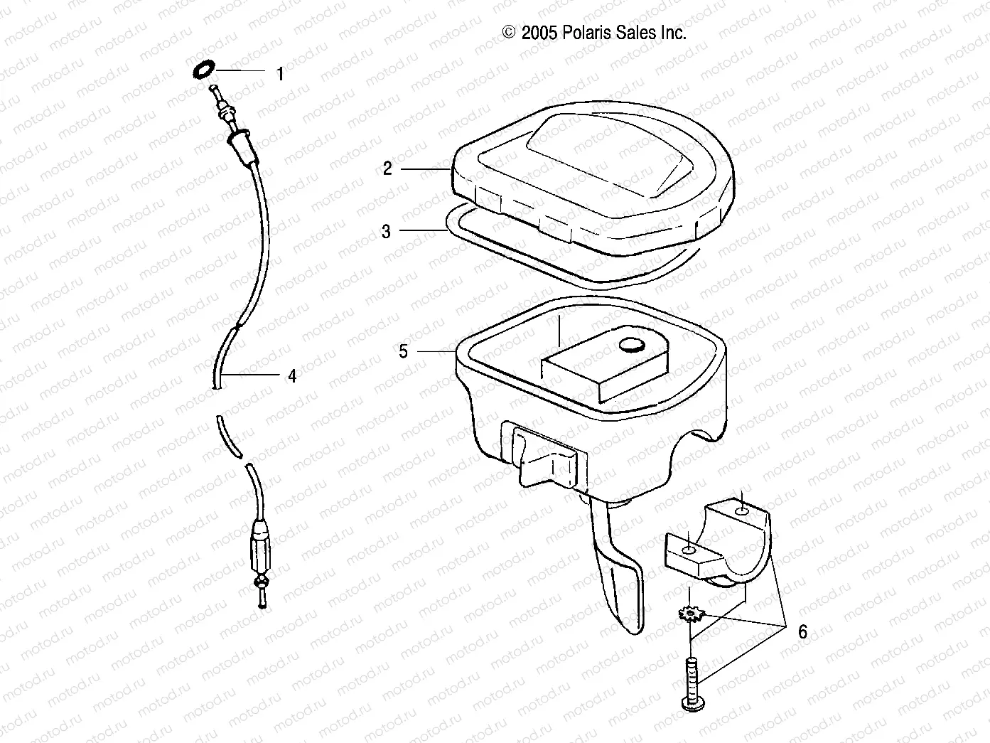 CONTROLS | CONTROLS, THROTTLE ASM./CABLE - A07MH68AX/AY/AZ (4999200229920022B06)