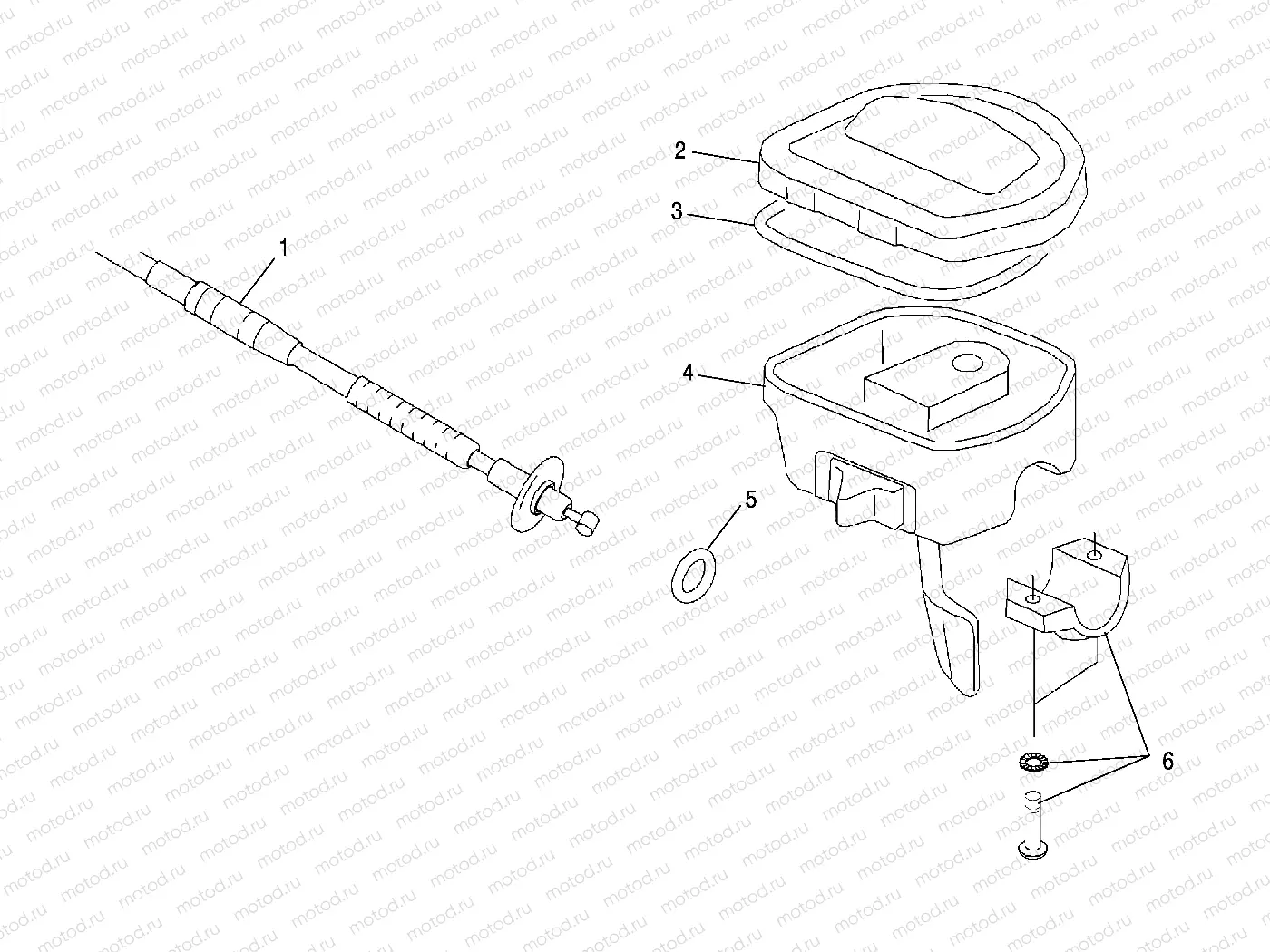 CONTROLS | CONTROLS, THROTTLE ASM./CABLE - A07TH50EA (4999204069920406B13)