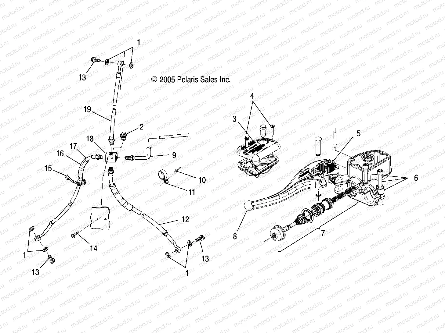 CONTROLS - MASTER CYLINDER/BRAKE LINE - A06CD32AA/AB/AC (4999201699920169A08) | CONTROLS - MASTER CYLINDER/BRAKE LINE - A06CD32AA/AB/AC (4999201699920169A08)