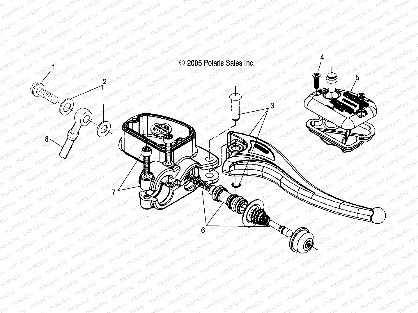 CONTROLS - RH MASTER CYLINDER/BRAKE LINE - A06CL50AA (4999201649920164B09) | CONTROLS - RH MASTER CYLINDER/BRAKE LINE - A06CL50AA (4999201649920164B09)