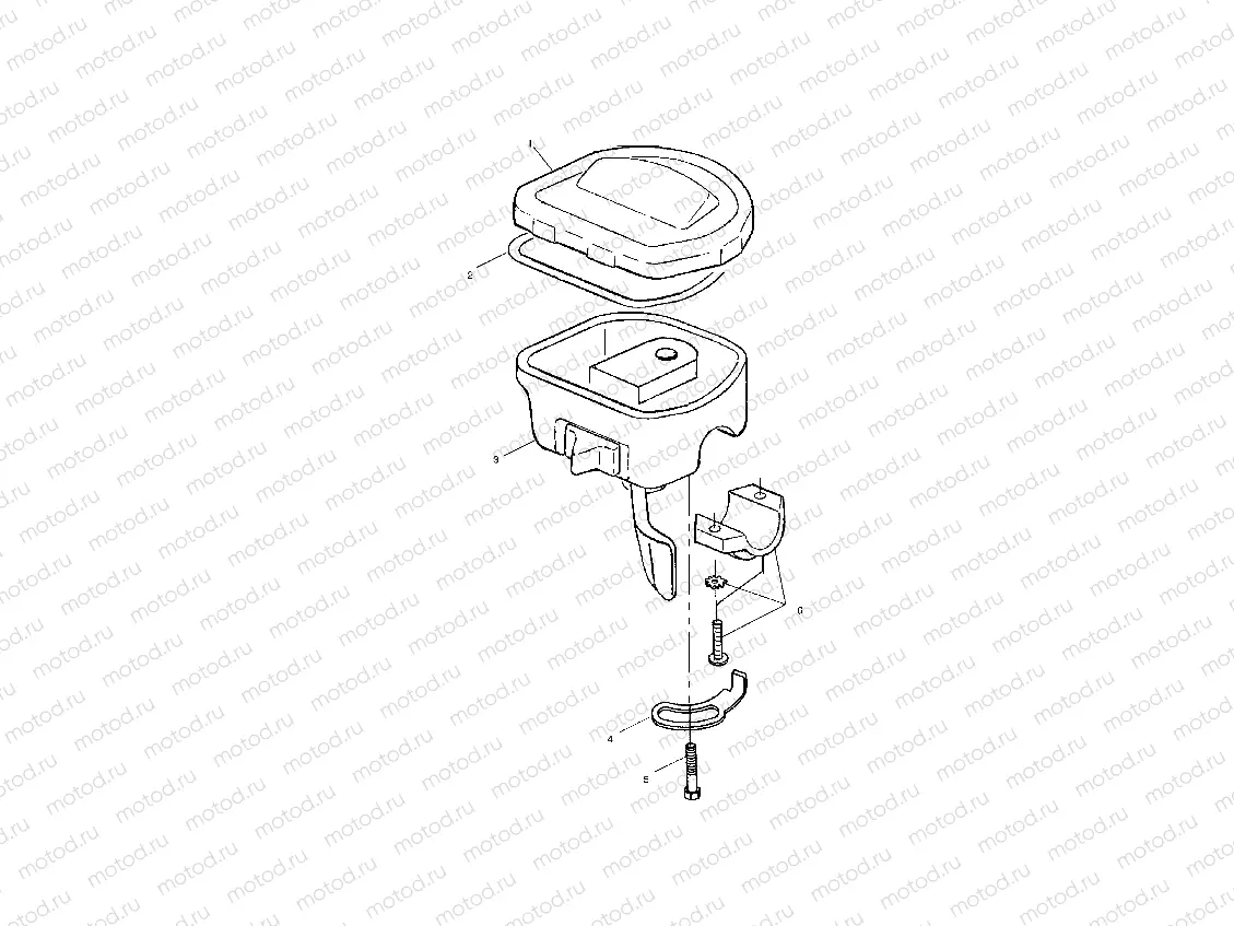 CONTROLS - THROTTLE ASM. - A02CD50AA/AB/FB (4970197019B10) | CONTROLS - THROTTLE ASM. - A02CD50AA/AB/FB (4970197019B10)