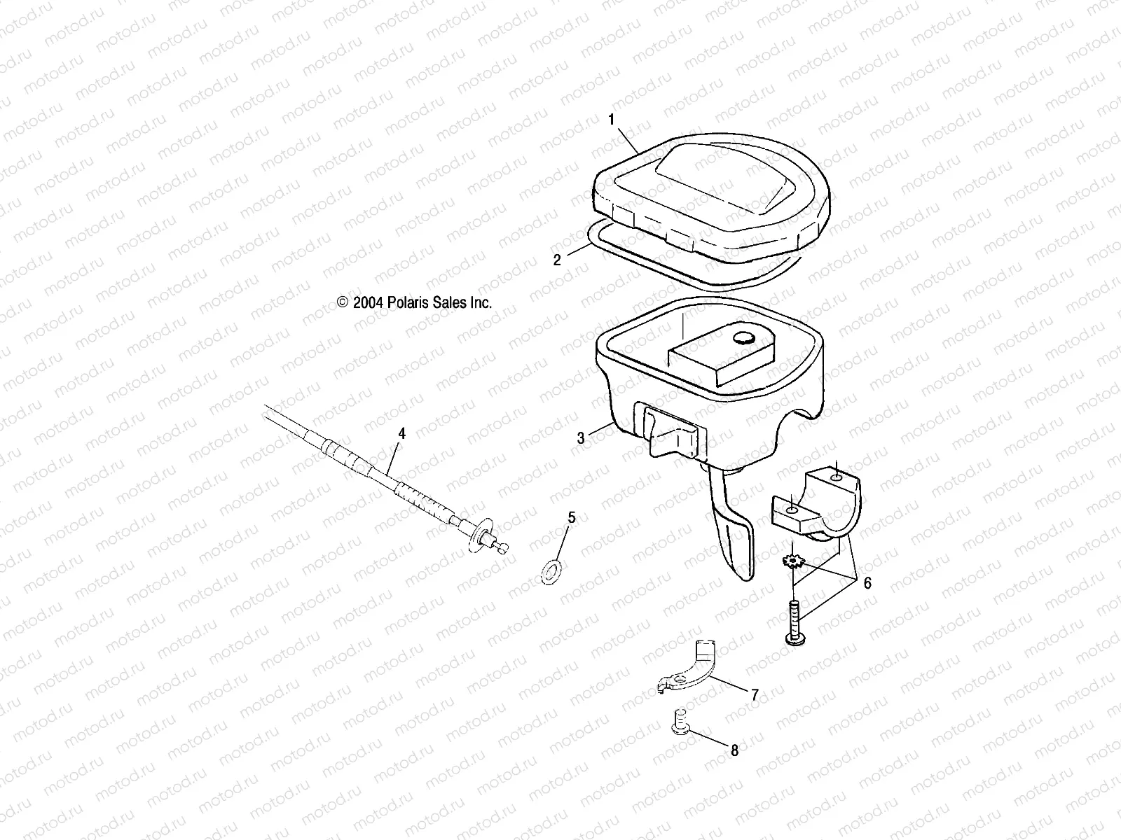 CONTROLS - THROTTLE ASM. - A05JD32EA (4997869786B14) | CONTROLS - THROTTLE ASM. - A05JD32EA (4997869786B14)
