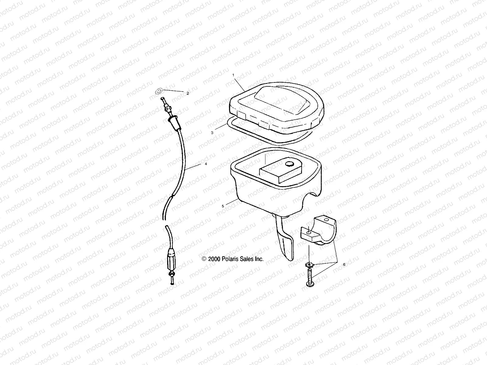 CONTROLS - THROTTLE ASM./CABLE - A00AA32AA (4949914991B001) | CONTROLS - THROTTLE ASM./CABLE - A00AA32AA (4949914991B001)