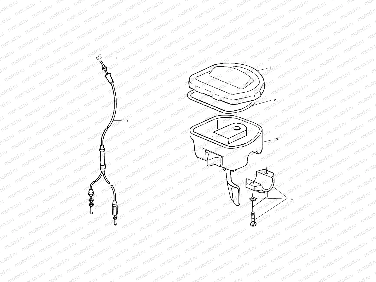 CONTROLS - THROTTLE ASM./CABLE - A00AG25CA (4954865486B006) | CONTROLS - THROTTLE ASM./CABLE - A00AG25CA (4954865486B006)