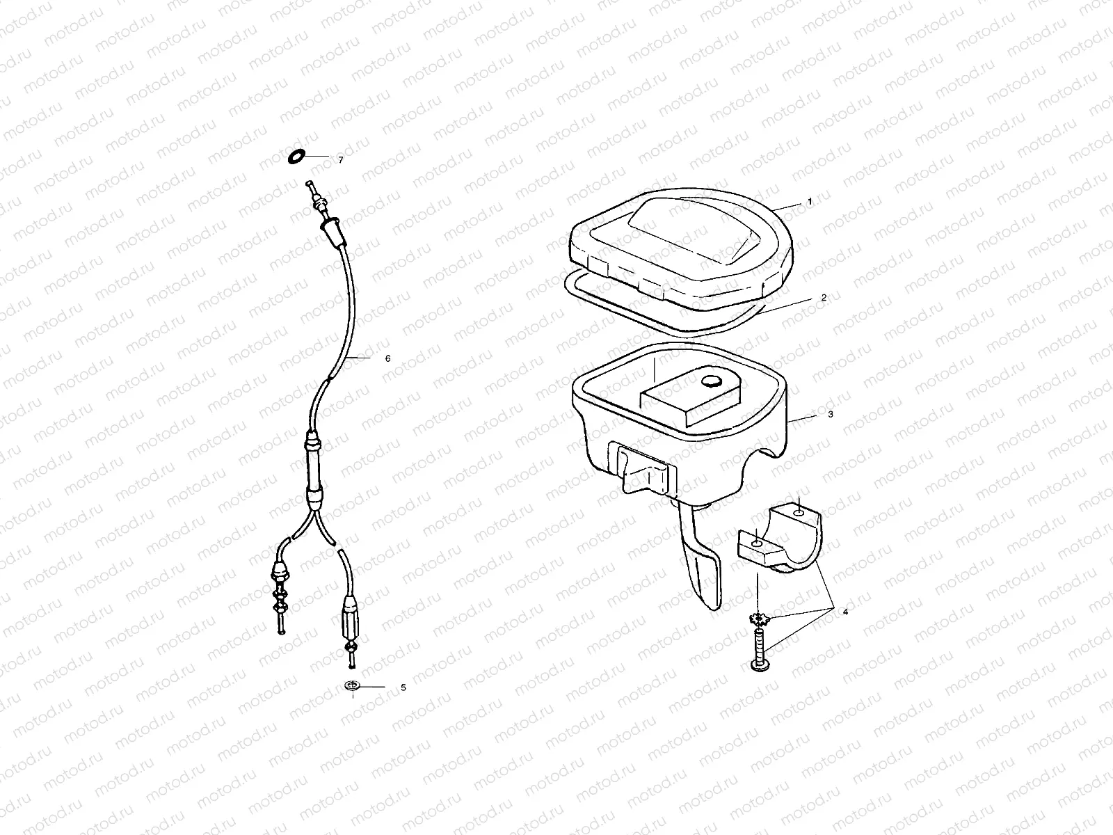 CONTROLS - THROTTLE ASM./CABLE - A00BG38CA (4954845484B012) | CONTROLS - THROTTLE ASM./CABLE - A00BG38CA (4954845484B012)