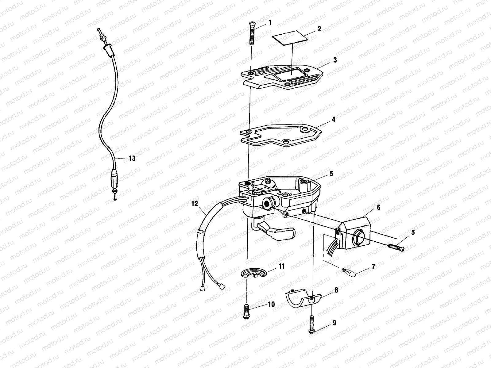 CONTROLS - THROTTLE ASM./CABLE - A00CH33AA (4957715771B009) | CONTROLS - THROTTLE ASM./CABLE - A00CH33AA (4957715771B009)