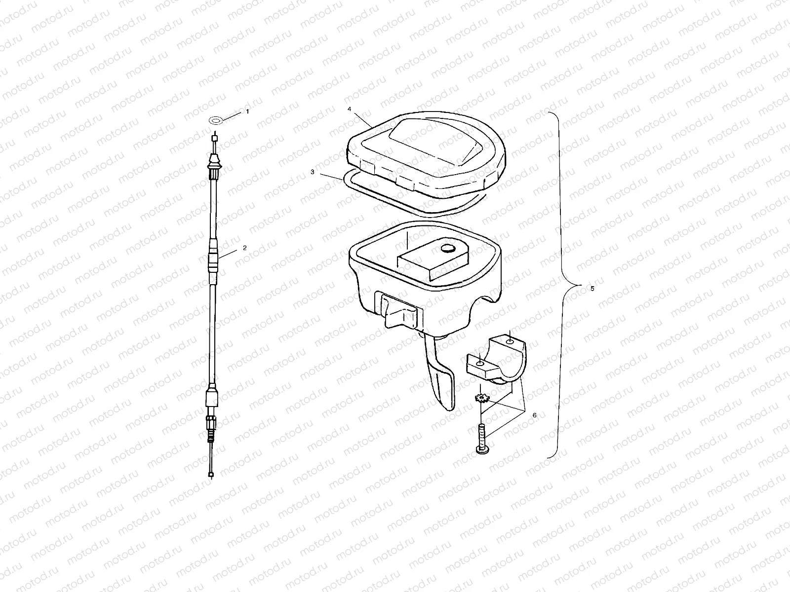 CONTROLS - THROTTLE ASM./CABLE - A00CH46CA (4954785478B008) | CONTROLS - THROTTLE ASM./CABLE - A00CH46CA (4954785478B008)