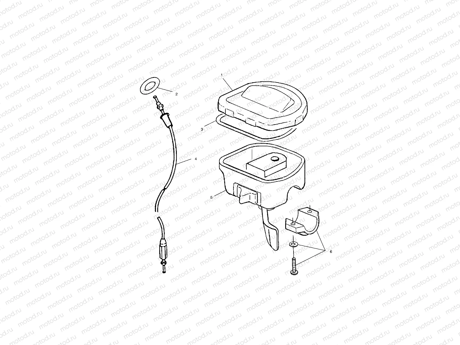 CONTROLS - THROTTLE ASM./CABLE - A00CK42AA (4949304930B008) | CONTROLS - THROTTLE ASM./CABLE - A00CK42AA (4949304930B008)