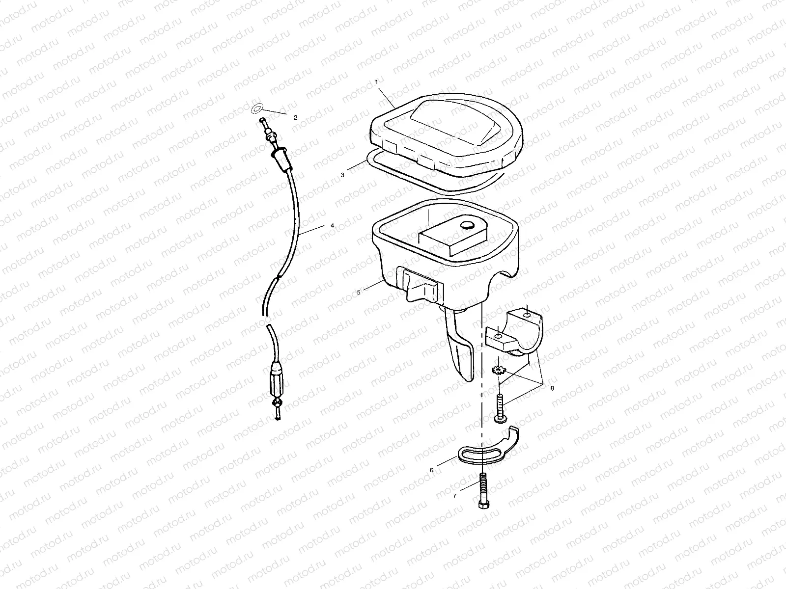 CONTROLS - THROTTLE ASM./CABLE - A01CD50AA (4964196419B010) | CONTROLS - THROTTLE ASM./CABLE - A01CD50AA (4964196419B010)