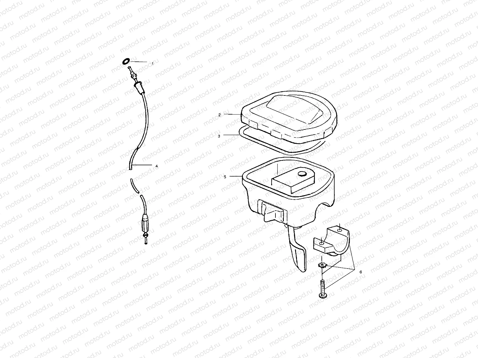 CONTROLS - THROTTLE ASM./CABLE - A01CH50AA (4964466446B008) | CONTROLS - THROTTLE ASM./CABLE - A01CH50AA (4964466446B008)