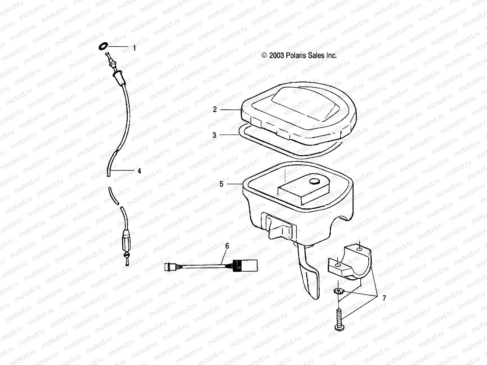 CONTROLS-THROTTLE ASM/CABLE - A04CH50AO/AQ/AR/AS/AT/AV/AW/AX (4987468746B10) | CONTROLS-THROTTLE ASM/CABLE - A04CH50AO/AQ/AR/AS/AT/AV/AW/AX (4987468746B10)