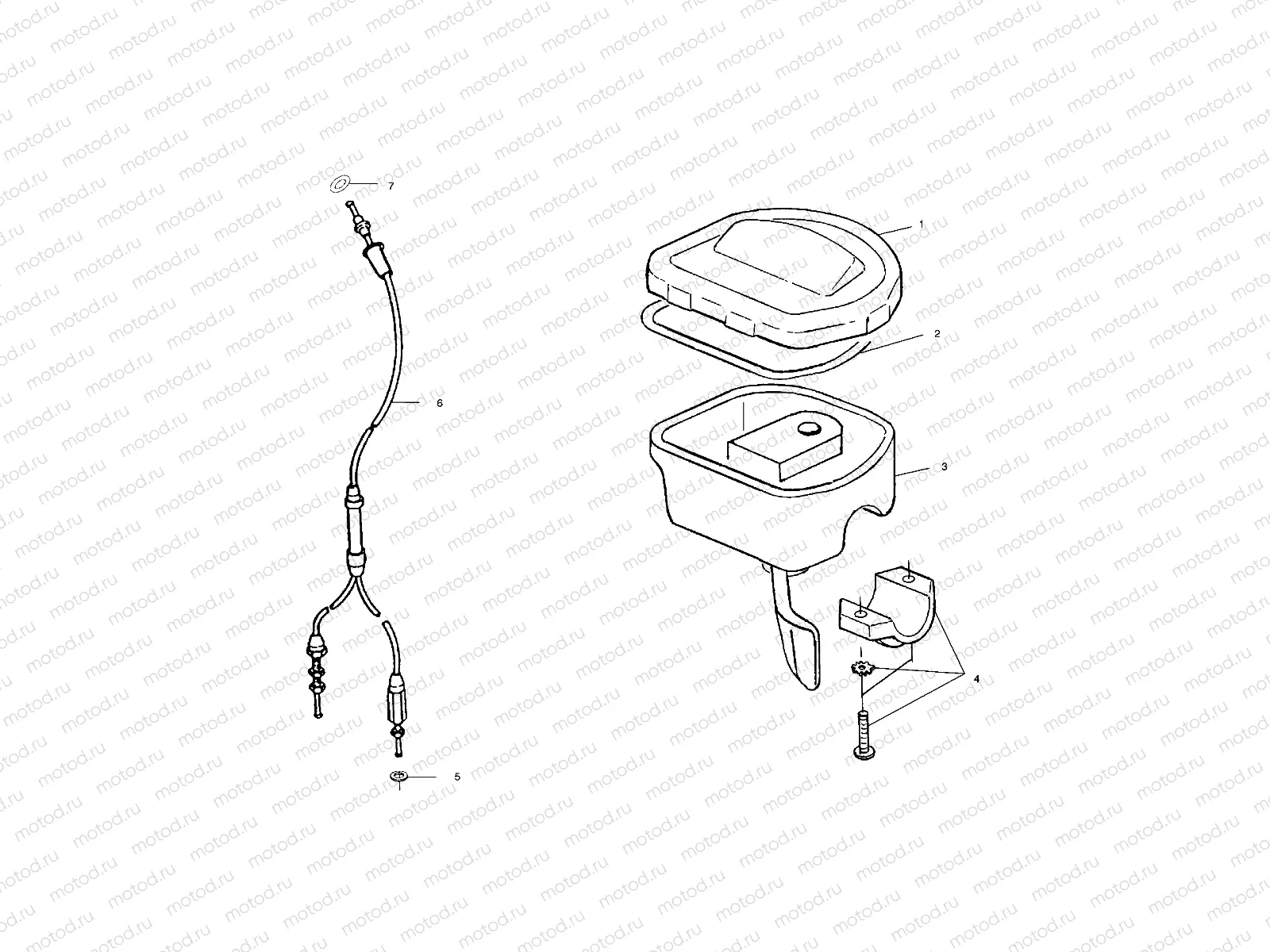 CONTROLS - THROTTLE ASM./CABLE - A99BA38CA (4949534953b008) | CONTROLS - THROTTLE ASM./CABLE - A99BA38CA (4949534953b008)