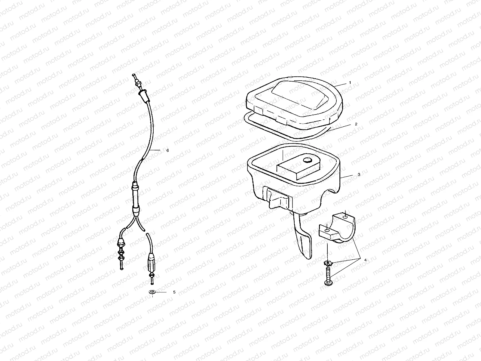 CONTROLS - THROTTLE ASM./CABLE - A99BG38CB (4952505250b011) | CONTROLS - THROTTLE ASM./CABLE - A99BG38CB (4952505250b011)