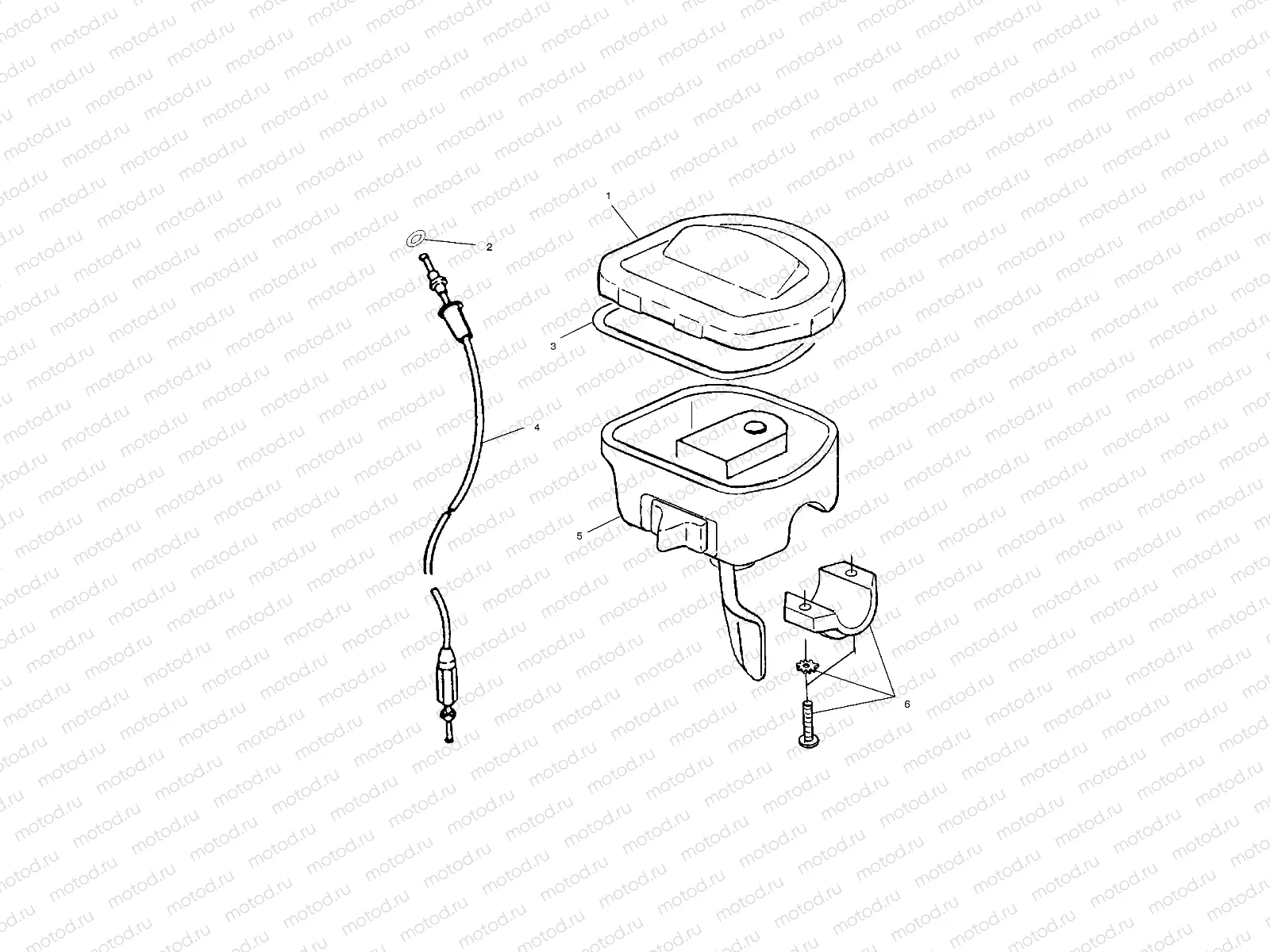 CONTROLS - THROTTLE ASM./CABLE - A99BG50AA (4949714971b011) | CONTROLS - THROTTLE ASM./CABLE - A99BG50AA (4949714971b011)