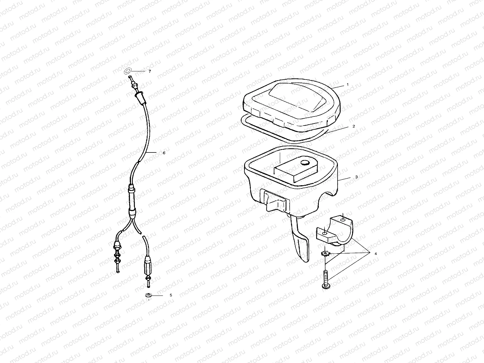 CONTROLS - THROTTLE ASM./CABLE - A99CG38CA (4949634963B008) | CONTROLS - THROTTLE ASM./CABLE - A99CG38CA (4949634963B008)