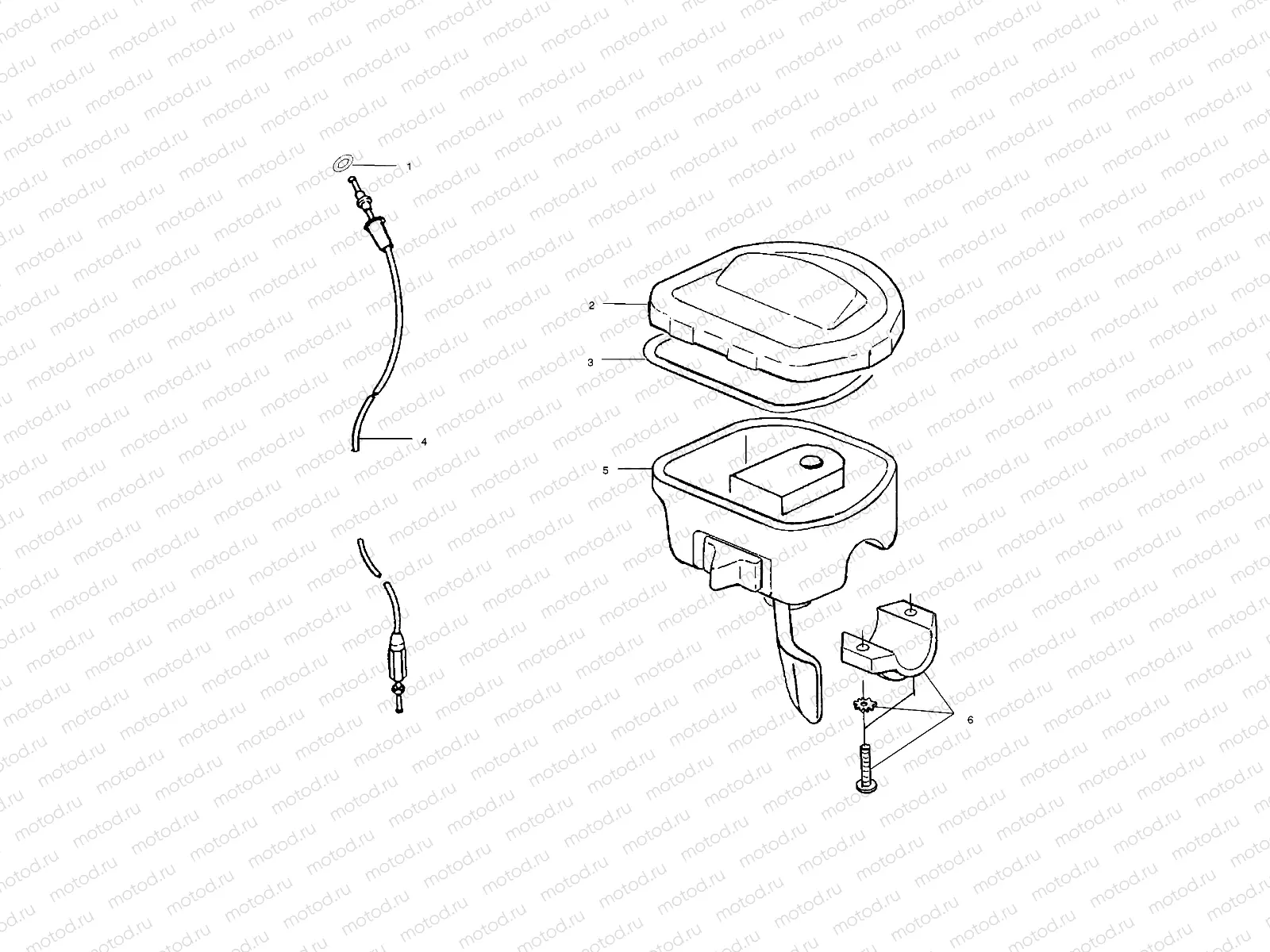 CONTROLS - THROTTLE ASM./CABLE - A99CH50AC (4952455245b010) | CONTROLS - THROTTLE ASM./CABLE - A99CH50AC (4952455245b010)