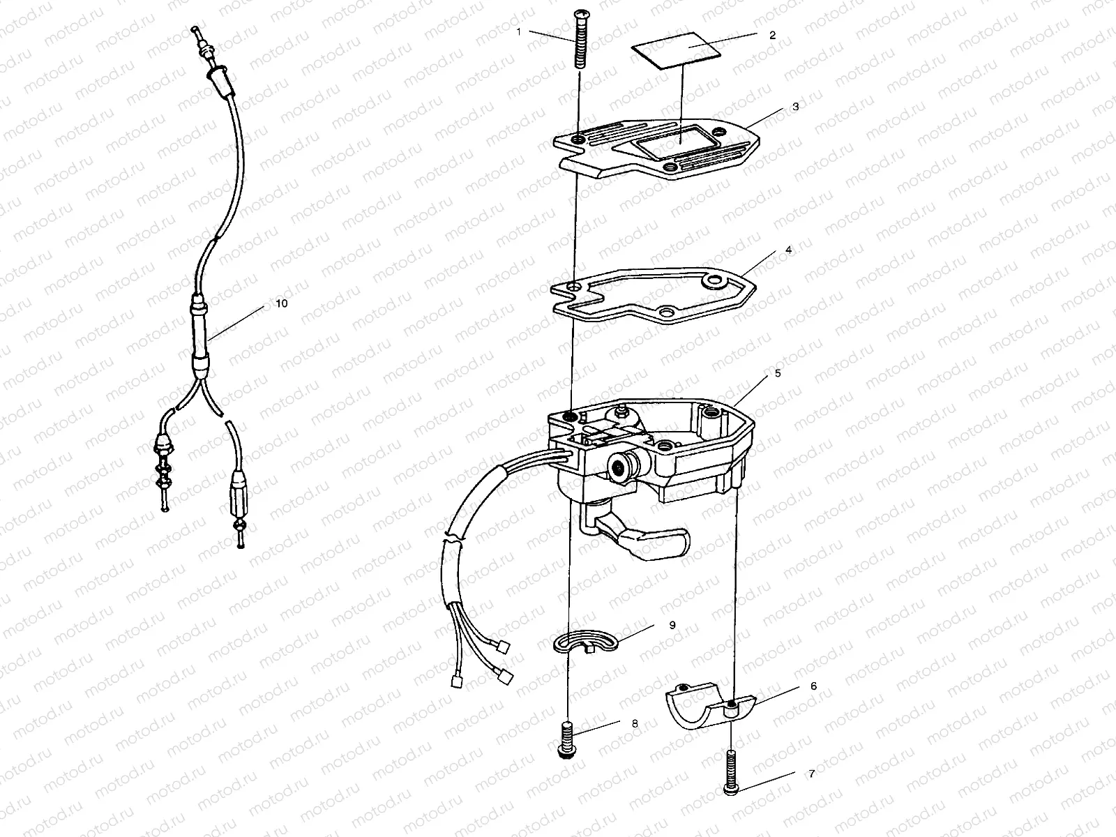 CONTROLS - THROTTLE ASM./CABLE - W937527 (4924022402b007) | CONTROLS - THROTTLE ASM./CABLE - W937527 (4924022402b007)