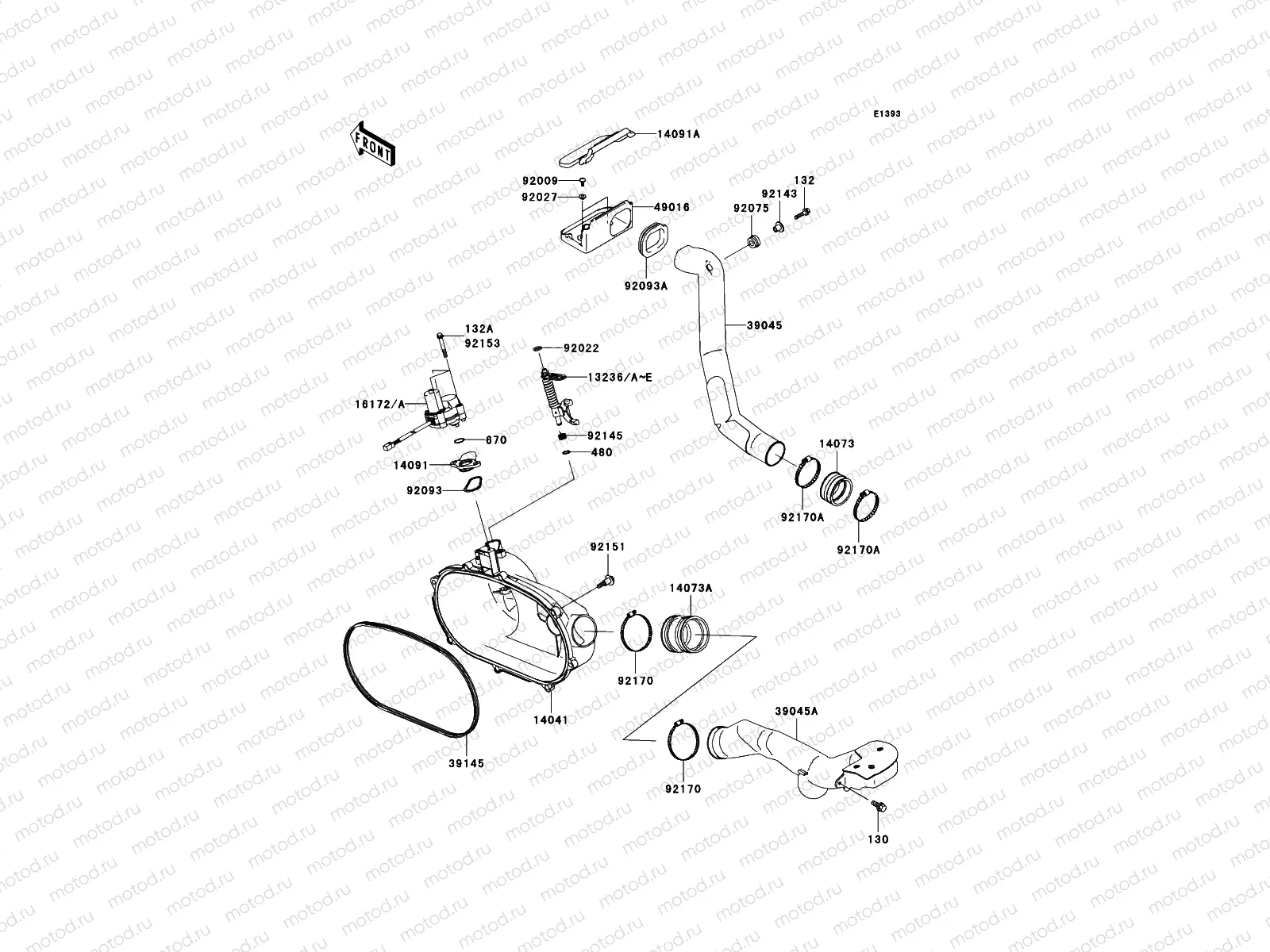 Converter Cover/Drive Belt
