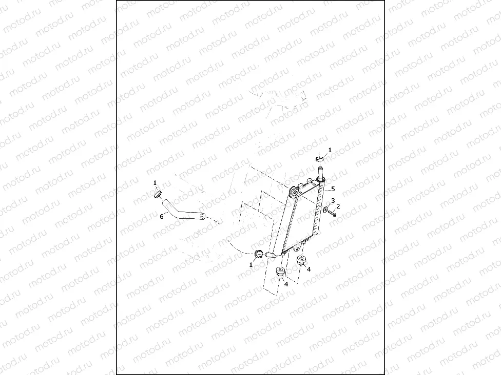 COOLANT DISTRIBUTION, AIR-COOLED