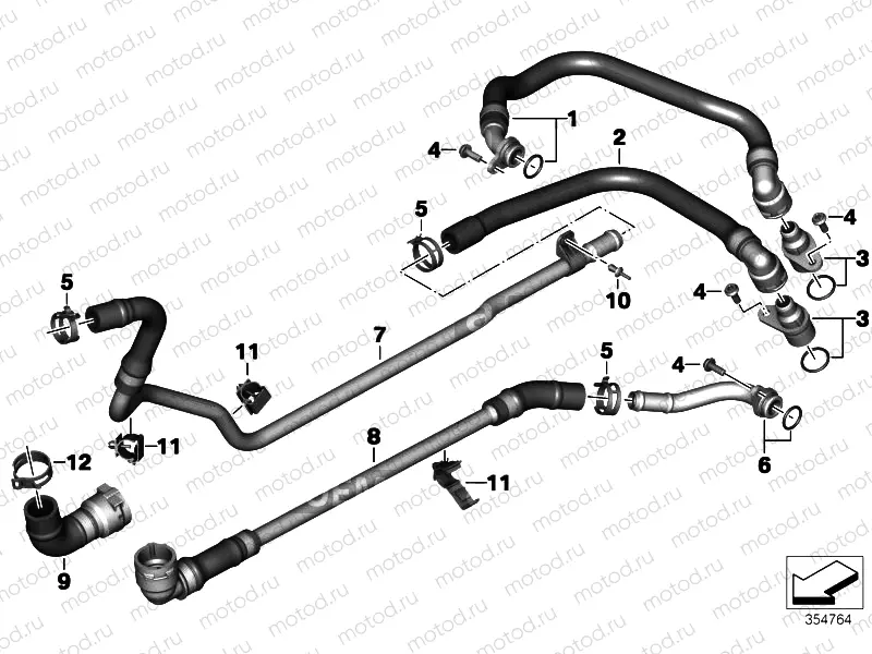 Coolant lines