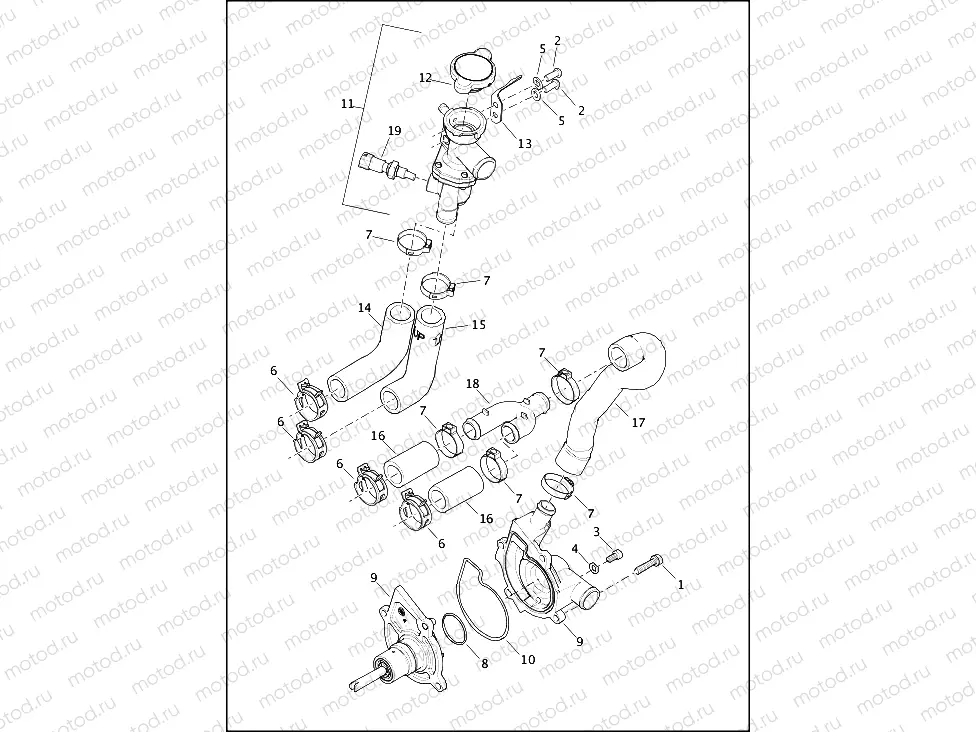 COOLANT PUMP & THERMOSTAT