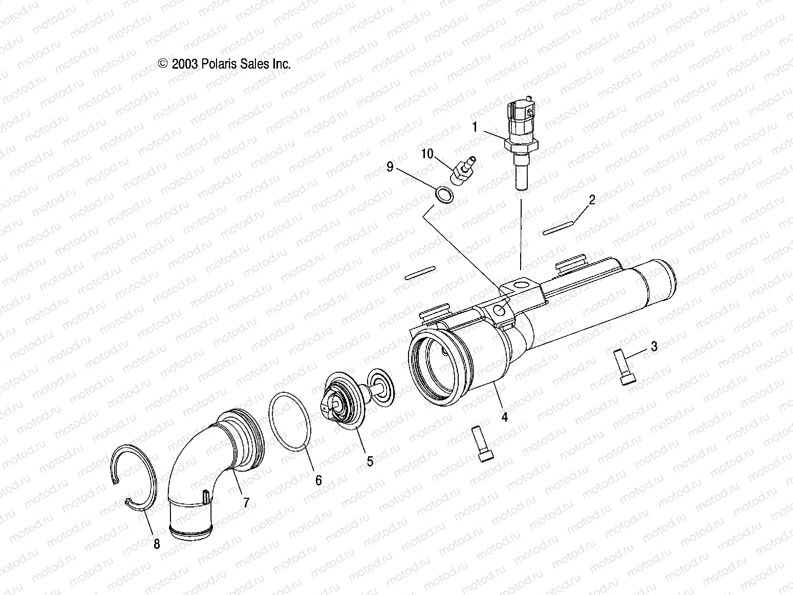 COOLANT RAIL - W045305CA/IA/CB/IB/IE/CC/IC/CD/ID/IF (4990579057B10) | COOLANT RAIL - W045305CA/IA/CB/IB/IE/CC/IC/CD/ID/IF (4990579057B10)