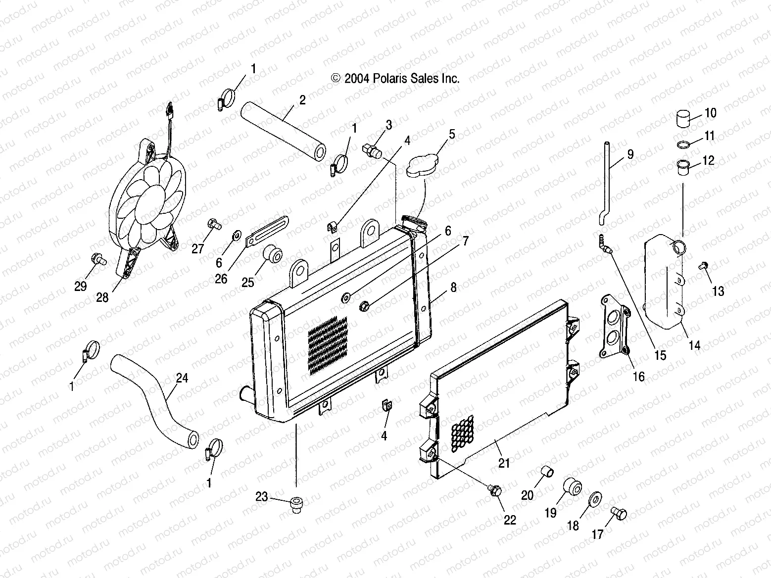 COOLING - A05GJ50AA/AB/AC (4995119511A11) | COOLING - A05GJ50AA/AB/AC (4995119511A11)