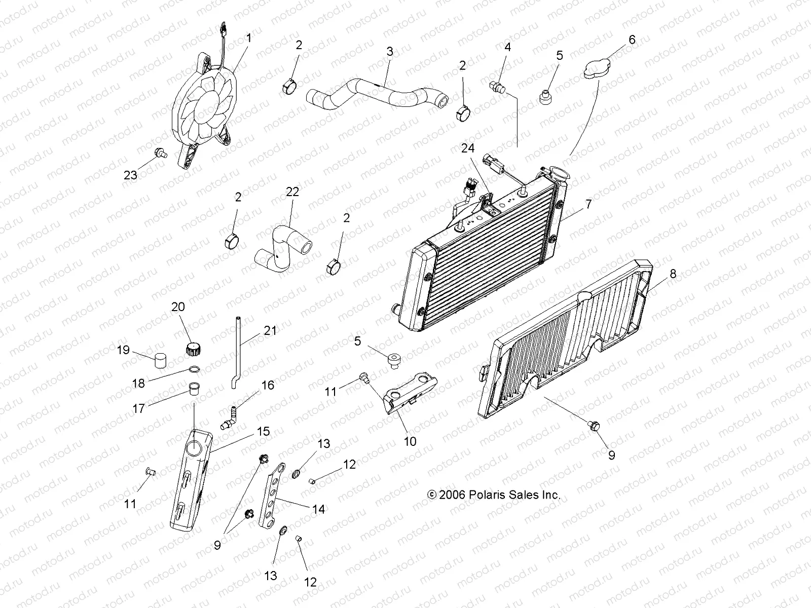 COOLING - A07GP50AA/AB (49ATVCOOLOUTLAW) | COOLING - A07GP50AA/AB (49ATVCOOLOUTLAW)