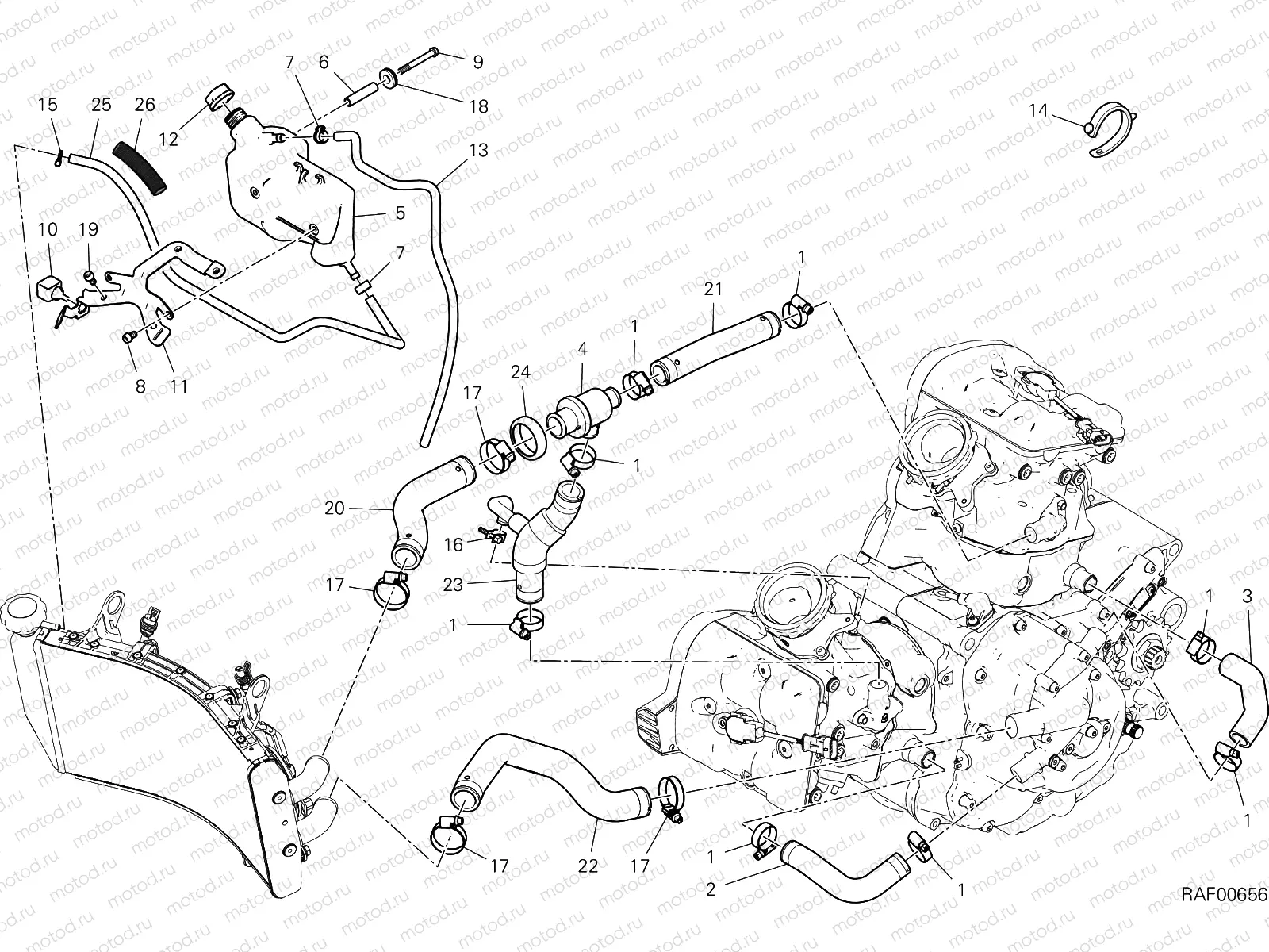 COOLING CIRCUIT [MOD:HYM 950]