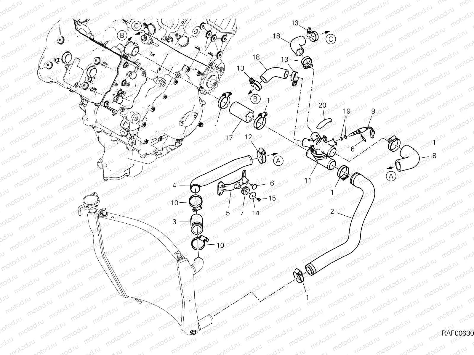 COOLING CIRCUIT [MOD:PANV4 SP,PANV4SPM]