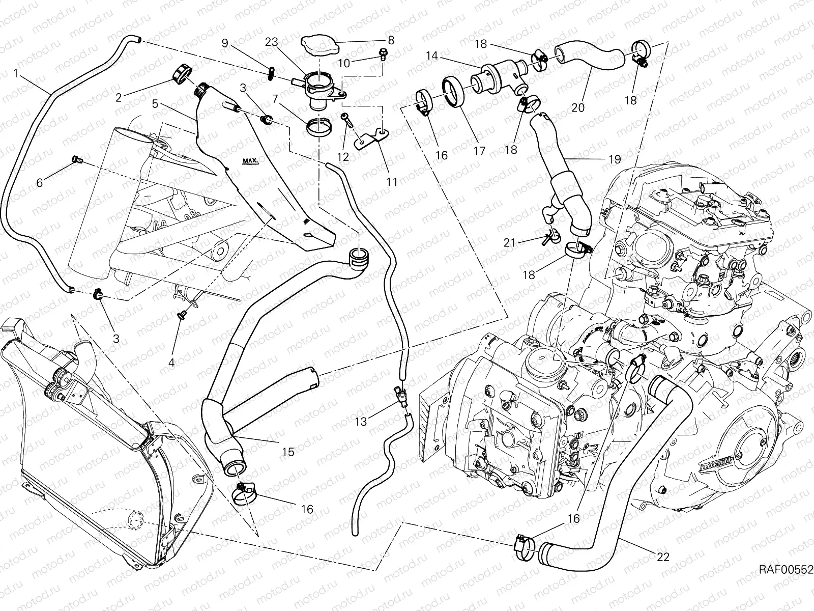 COOLING CIRCUIT [MOD:XDIAVEL]