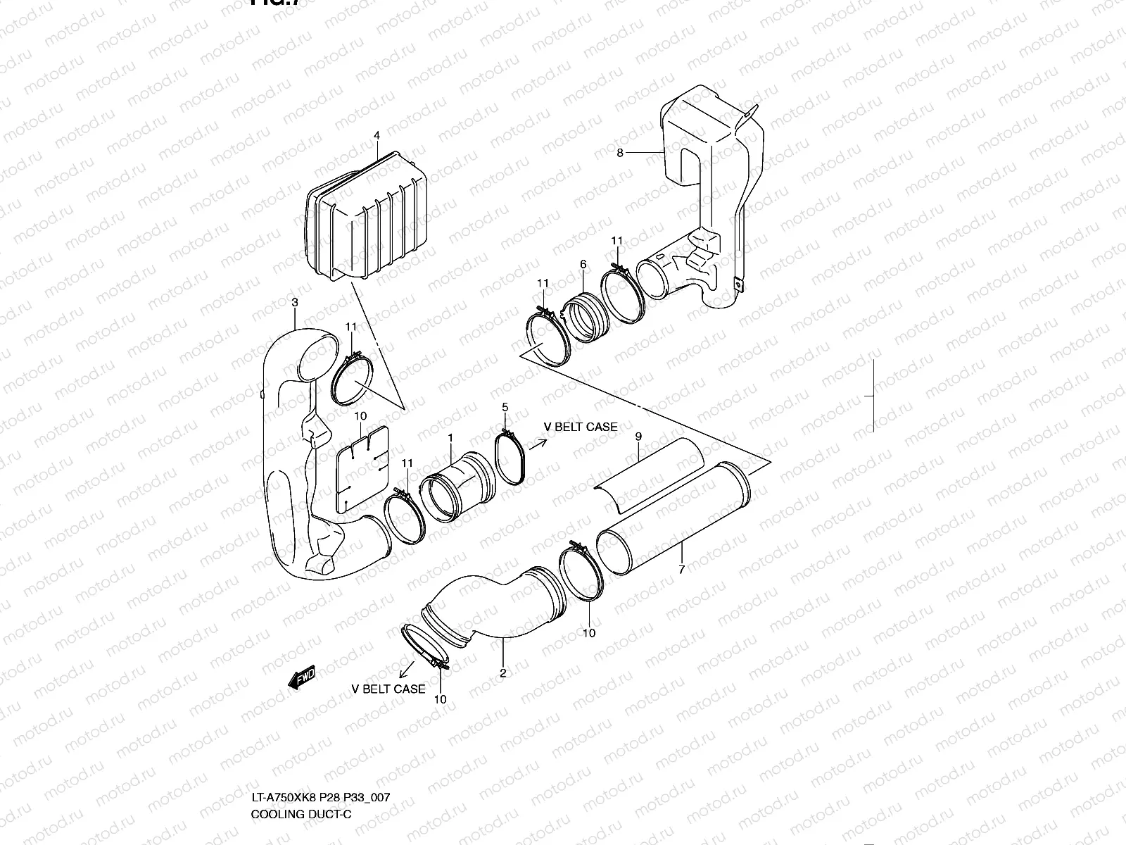 COOLING DUCT