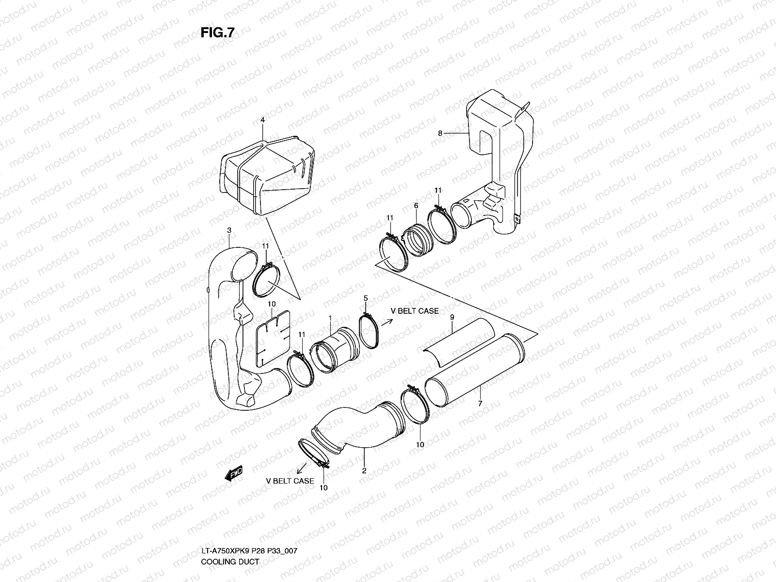 COOLING DUCT