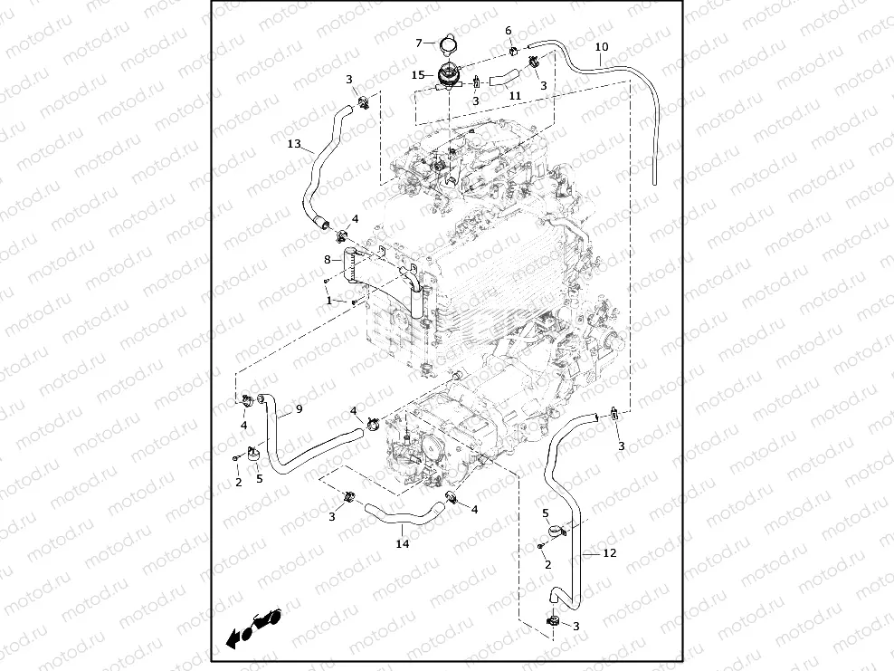 COOLING LINES/RADIATOR