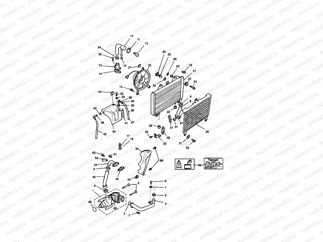 Cooling System 3 Cylinder