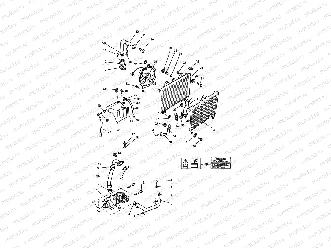 Cooling System 4 Cylinder